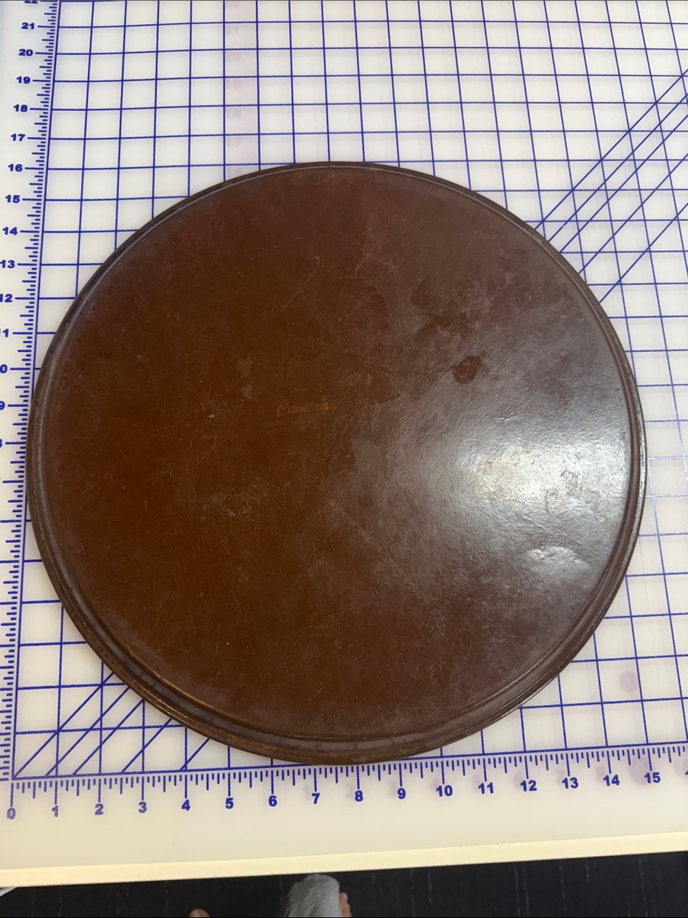 Pizza Tray Vintage camtray 16” round